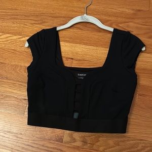 HOST PICK Bebe black crop top